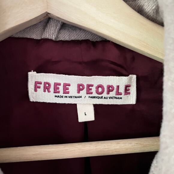 Free People Hannah Slouchy Blazer Jacket camel Oversized - Picture 4 of 13